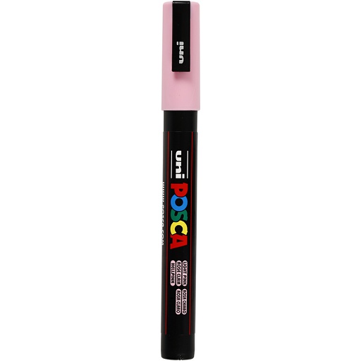 [CR274#029] Marqueur Posca, dim. PC-3M, trait 0,9-1,3 mm, fin, rose clair, 1 pièce