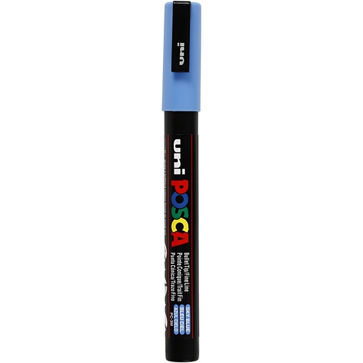 [CR274#031] Posca Marker, afm PC-3M, lijndikte 0,9-1,3 mm, fijn, hemelsblauw, 1 stuk