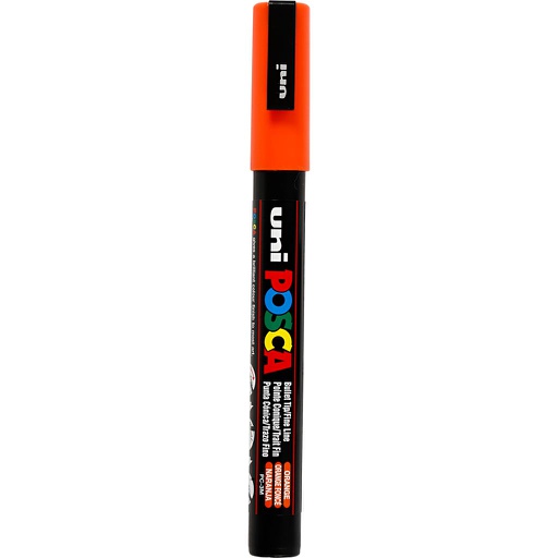 [CR274#054] Marqueur Posca, dim. PC-3M, trait 0,9-1,3 mm, fin, orange, 1 pièce