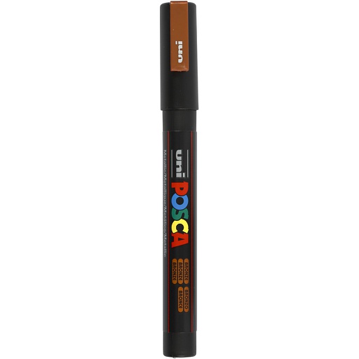 [CR274#820] Marqueur Posca, dim. PC-3M, trait 0,9-1,3 mm, fin, bronze, 1 pièce