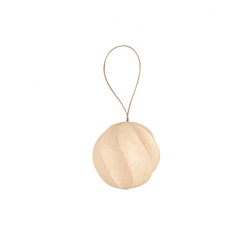 [DE-NO#064] Décopatch Kerstmis - Pak met 6 getorste ballen om op te hangen