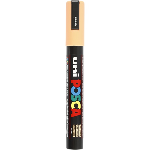 [CR276030] Marqueur Posca, dim. PC-5M, trait 2,5 mm, moyen, orange pâle, 1 pièce
