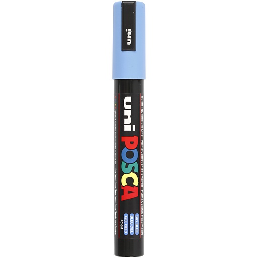 [CR276031] Marqueur Posca, dim. PC-5M, trait 2,5 mm, moyen, bleu ciel, 1 pièce