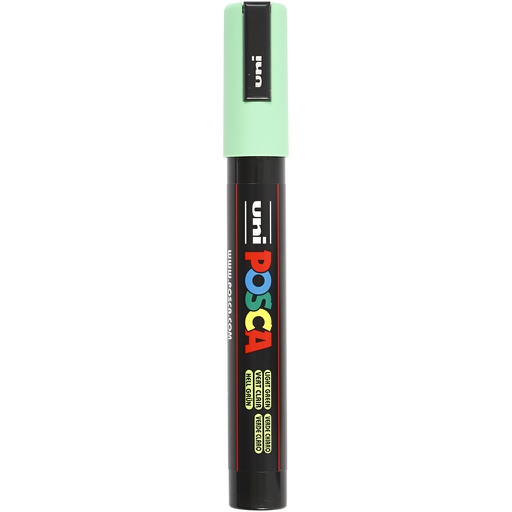 [CR276033] Marqueur Posca, dim. PC-5M, trait 2,5 mm, moyen, vert clair, 1 pièce