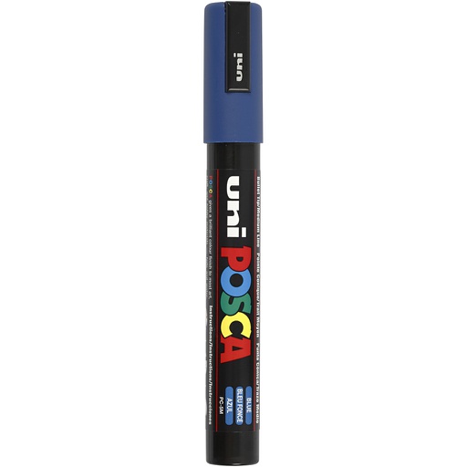 [CR276041] Marqueur Posca, dim. PC-5M, trait 2,5 mm, moyen, bleu, 1 pièce