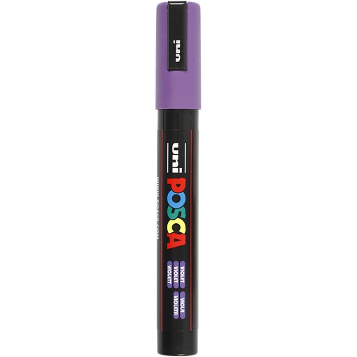 [CR276055] Posca Marker, afm PC-5M, lijndikte 2,5 mm, medium, violet, 1 stuk
