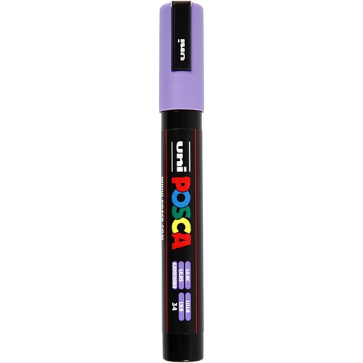 [CR276058] Posca Marker, afm PC-5M, lijndikte 2,5 mm, medium, lilac, 1 stuk