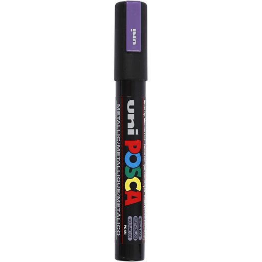 [CR276840] Posca Marker, afm PC-5M, lijndikte 2,5 mm, medium, metallic violet, 1 stuk