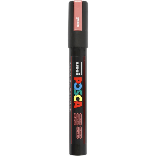 [CR276860] Marqueur Posca, dim. PC-5M, trait 2,5 mm, moyen, rouge métallique, 1 pièce