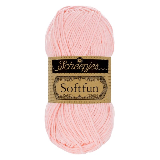 [SF500#2513] Scheepjes Softfun 10x50g - 2513 Light Rose
