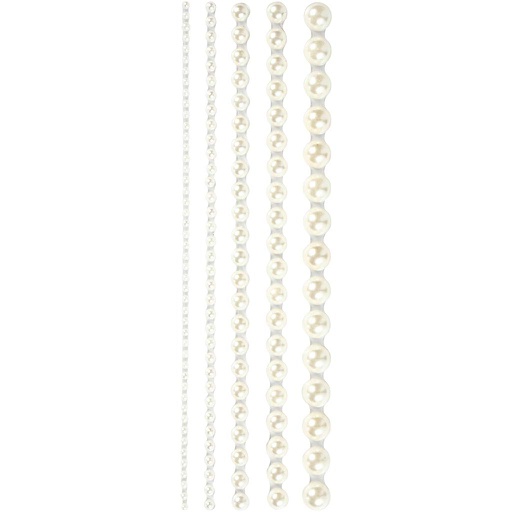 [CR28316] Halve plakparels, afm 2-8 mm, wit, 140 stuk/ 1 doos