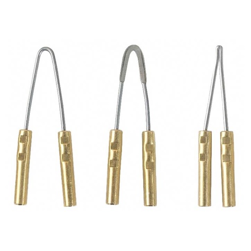 [PB17141-43] Punten voor Pyrogravureset, rond - vlak - spits (PB0290)