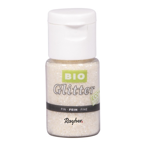 [R39590105] Bio glitter pastel Eco friendly, fijn, albastwit, flesje 7g