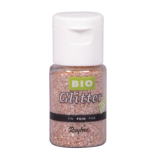 [R39590256] Bio glitter pastel Eco friendly, fijn, pastel rose, flesje 7g