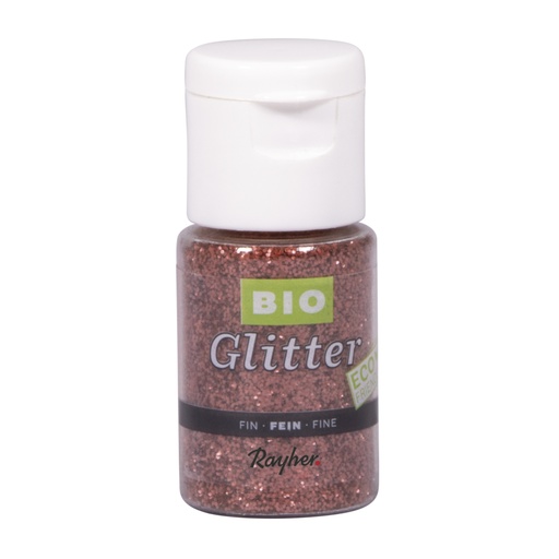 [R39590258] Bio glitter pastel Eco friendly, fijn, rose, flesje 7g