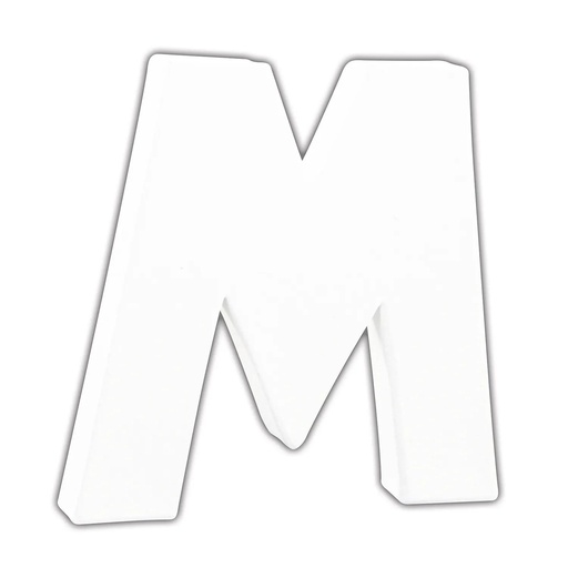 [DE-ABC#742] Décopatch lettre "M", 12cm