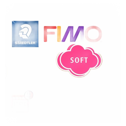 [S8020S#T41] Fimo soft boetseerklei, 57gr - papaya sorbet