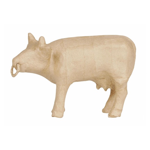 [DE-SA#240] Décopatch Figurine SA "Vache ave anneau" 20x8x13cm