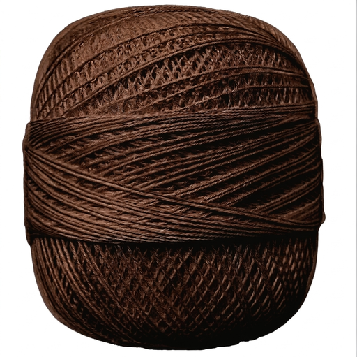 [8953#10] Coton Mercerisé n°12 100gr, Brun