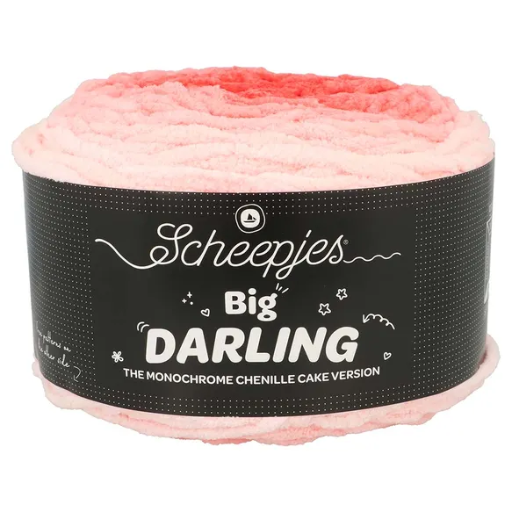 [DB1753-417] Scheepjes Big Darling Monochrome Cake 1x300g - 417 Strawb.