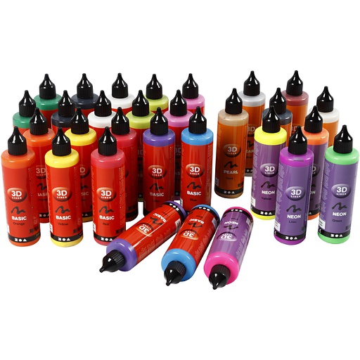 [CR30389] 3D Liner - Assortiment, 30x100 ml/ 1 boîte