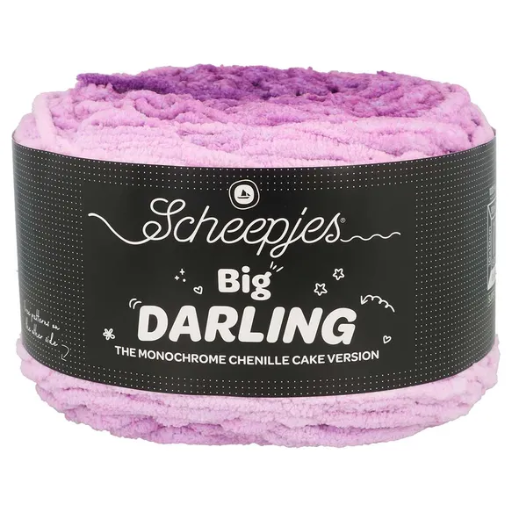 [DB1753-422] Scheepjes Big Darling Monochrome Cake 1x300g - 422 Eggplant