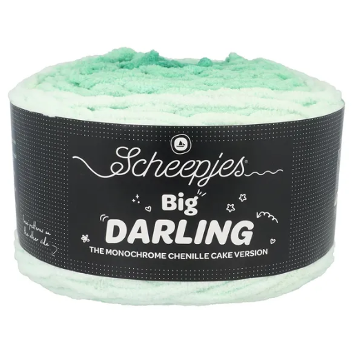 [DB1753-441] Scheepjes Big Darling Monochrome Cake 1x300g - 441 Turtle