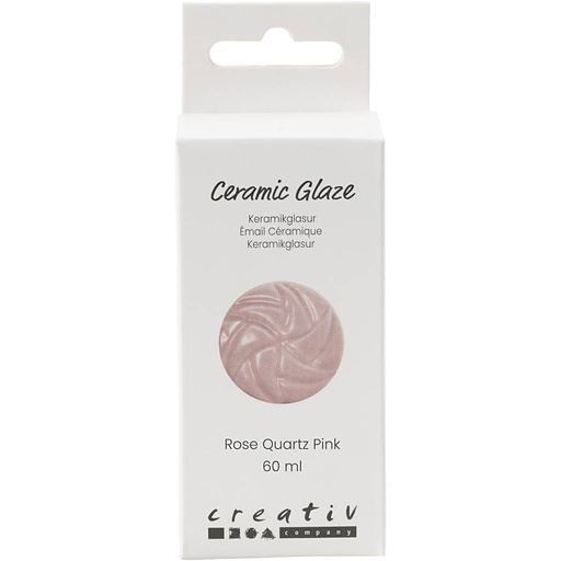 [CR7897#03] Keramiek Glazuur, 984-1101 °C, dekkend, Rose, 60 ml/ 1 Doosje