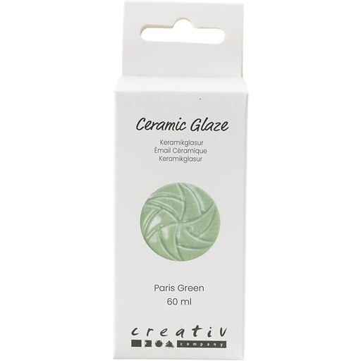 [CR7897#09] Glaçure Céramique, 984-1101 °C, opaque, Paris Green, 60 ml/ 1 boîte