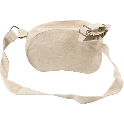[CR445571] Schoudertas, H: 13,5 cm, D: 8 cm, B: 18 cm, 300 gr, licht naturel, 1 stuk
