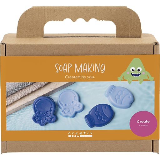 [CR977785] Hobbyset Zeep Maken, Zeedieren, blauw, 1 doos
