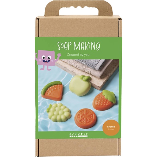 [CR977784] Hobbyset Zeep Maken, Fruit, groen, oranje, 1 doos