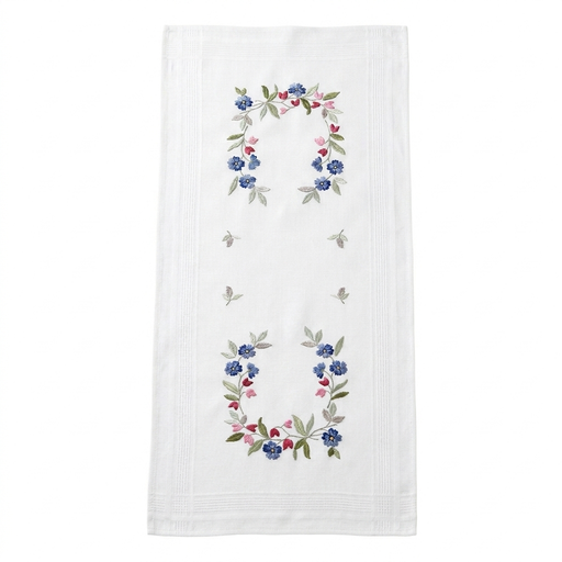 [BE40#11702] Kit Chemin de Table dessin pré imprimé avec fils 40x100cm