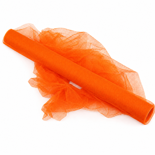 [TU0140#40] Tule B: 140cm - L: 100cm, oranje