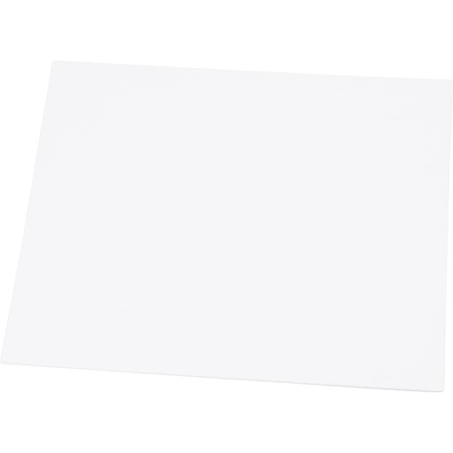 [CR2250880] Panneau en toile, dim. 24x30 cm, ép. 3 mm, 280 gr, blanc, 1 pièce
