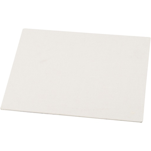 [CR225060] Canvas Paneel, afm 18x24 cm, dikte 3 mm, 280 gr, wit, 1 stuk