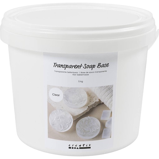 [CR7002609] Transparante zeep basis, korrels, 5000 gr/ 1 doos