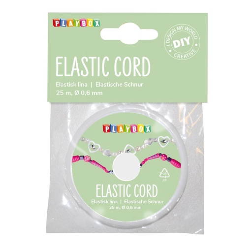 [P2470729] Elastische draad 0,6mm - 25 meter 