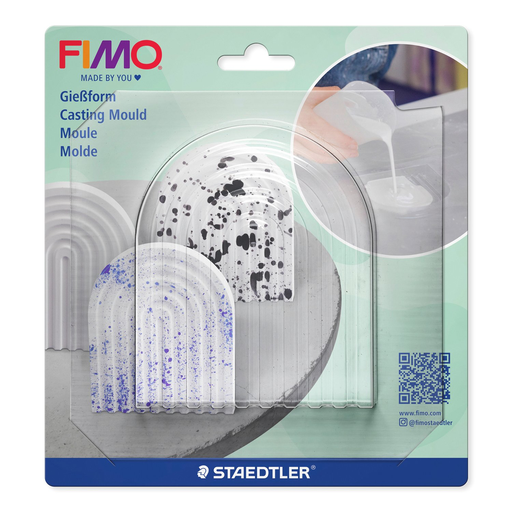 [S874257] Fimo Casting moule "arc-en-ciel"