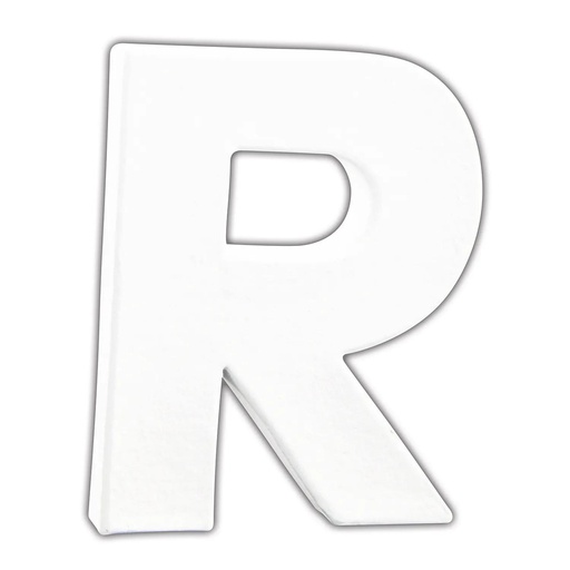 [DE-ABC#747] Décopatch lettre "R", 12cm