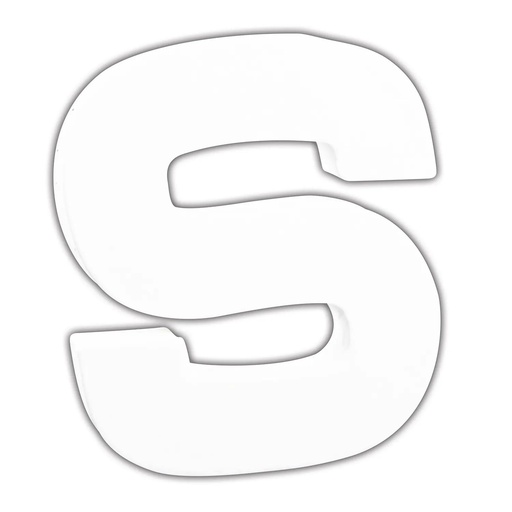 [DE-ABC#748] Décopatch lettre "S", 12cm