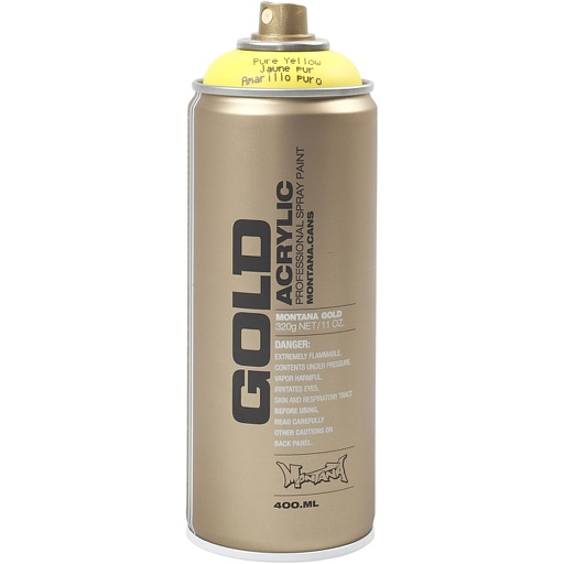 [CR350#10] Spray Verf, geel, 400 ml/ 1 Doosje