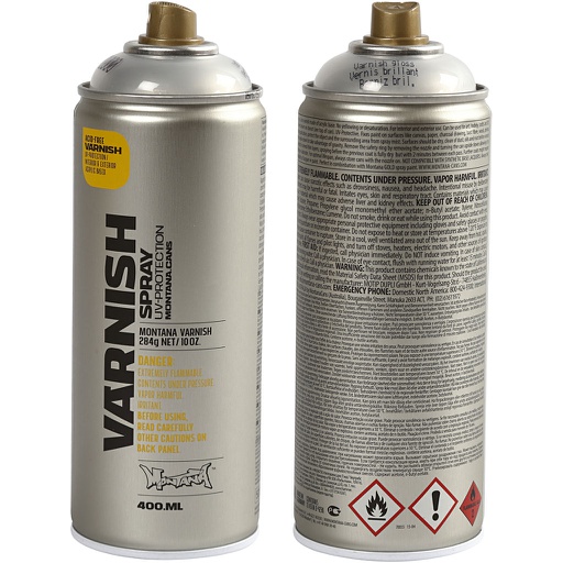 [CR35026] Vernis en bombe, brillante, 400 ml/ 1 boîte