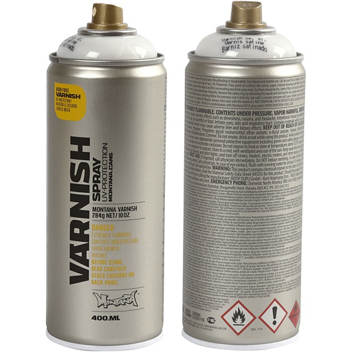[CR35027] Vernis en bombe, semi-brillant, 400 ml/ 1 boîte